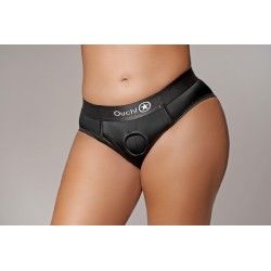 Slip per strap-on con mini vibratore Slip per strap-on con mini vibratore