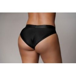 Slip con vibrazione per dildo strapon nero Slip con vibrazione per dildo strapon nero