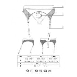 Slip con vibrazione e reggicalze strapon nero Slip con vibrazione e reggicalze strapon nero