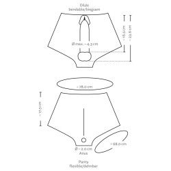 Boxer per donna con pene realistico Boxer per donna con pene realistico