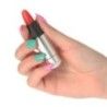 Mini vibratore rossetto argento