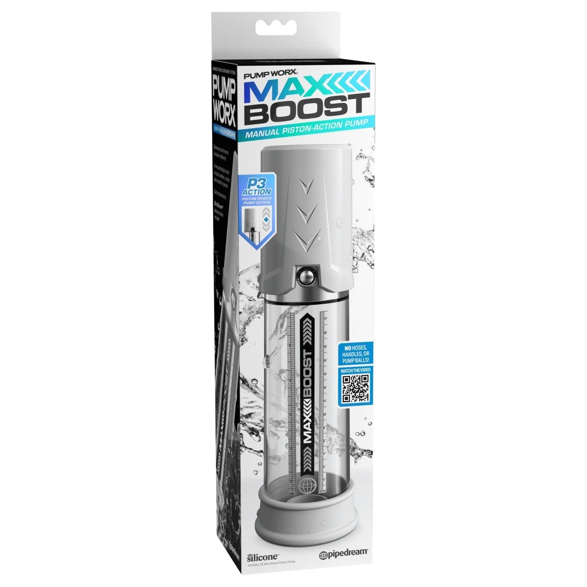 Pompa per pene Pump Worx Max Boost white