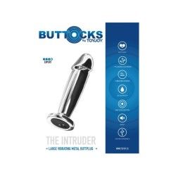Plug Anale Dildo vibrante in metallo Large Plug Anale Dildo vibrante in metallo Large