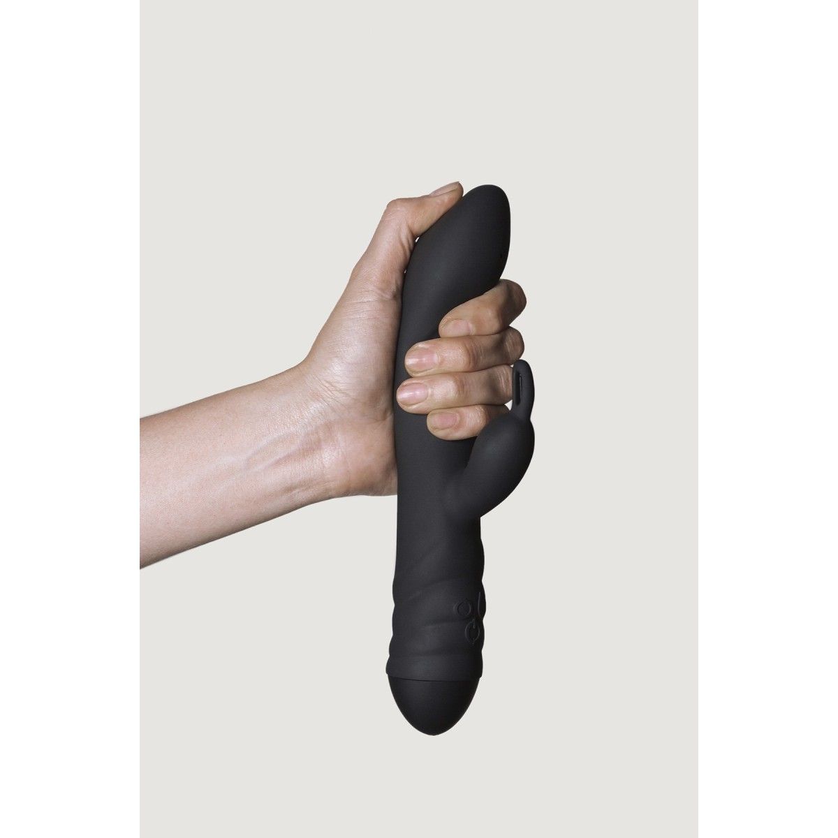 Vibratore vaginale rabbit twister black