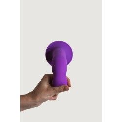 Dildo vibrante con ventosa viola Hitsens 3 Dildo vibrante con ventosa viola Hitsens 3