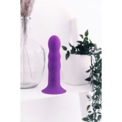 Dildo vibrante con ventosa viola Hitsens 3 Dildo vibrante con ventosa viola Hitsens 3