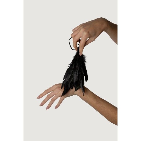 Solleticatore di piume Prestige 15 cm nero