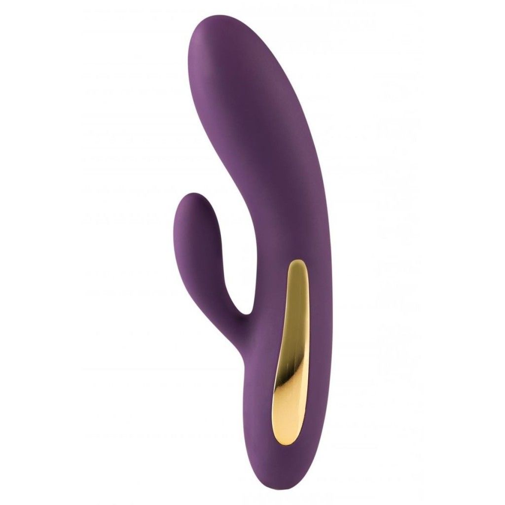 Vibratore Rabbit in silicone fallo dildo doppio vibrante stimolatore per clitiride donna