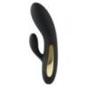 Vibratore rabbit nero con led Vibratore rabbit nero con led