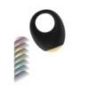 Anello fallico vibrante Eclipsi nero con led Anello fallico vibrante Eclipsi nero con led