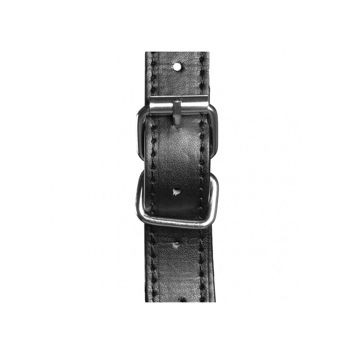 Imbracatura viso BDSM con Spider Gag nera