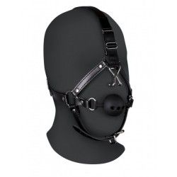Imbracatura viso con ball gag traspirante Imbracatura viso con ball gag traspirante