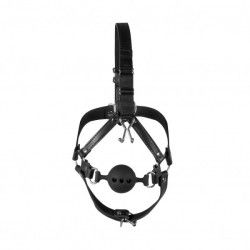 Imbracatura viso con ball gag traspirante Imbracatura viso con ball gag traspirante