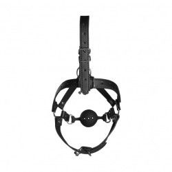 Imbracatura viso con ball gag traspirante Imbracatura viso con ball gag traspirante
