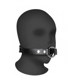 Ring gag doppio bdsm nero Ring gag doppio bdsm nero
