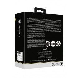 Imbracatura viso con maschera e ball gag nera Imbracatura viso con maschera e ball gag nera