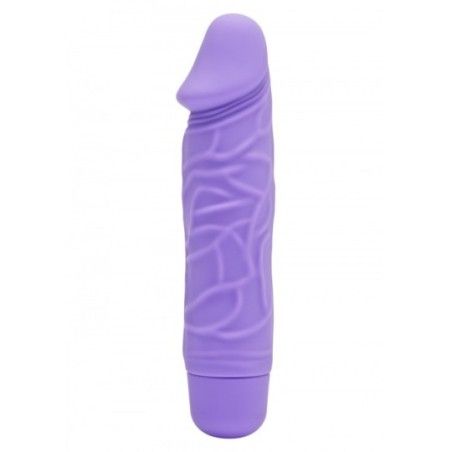 Vibratore realistico silicone 16 cm viola