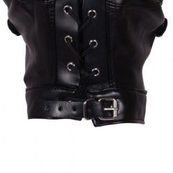 Maschera BDSM con morso Breathable Ball nera Maschera BDSM con morso Breathable Ball nera