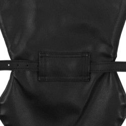 Costrittivo braccia bondage Zip-up nero Costrittivo braccia bondage Zip-up nero