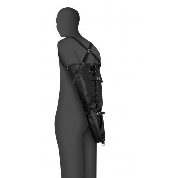 Costrittivo braccia bondage Lace-up nero