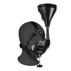 Imbracatura BDSM viso con imbuto per pissing Imbracatura BDSM viso con imbuto per pissing