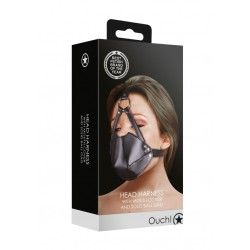 Imbracatura viso ball gag non traspirante Imbracatura viso ball gag non traspirante