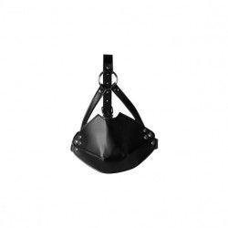 Imbracatura viso ball gag traspirante nera Imbracatura viso ball gag traspirante nera