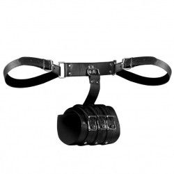Costrittivo BDSM braccia regolabile nero Costrittivo BDSM braccia regolabile nero