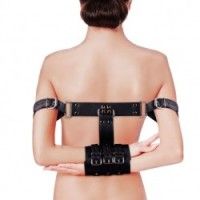 Costrittivo BDSM braccia regolabile nero
