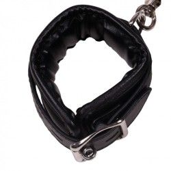 Set costrittivo BDSM per polsi e cosce nero Set costrittivo BDSM per polsi e cosce nero