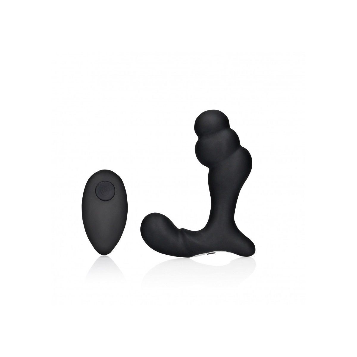 Vibratore per prostata Stacked Vibrating Prostate Massager with Remote Control Black