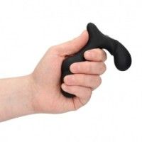 Vibratore prostata spirale nero e telecomando
