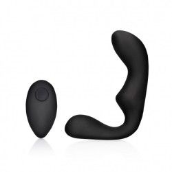 Vibratore prostata Pointed nero e telecomando Vibratore prostata Pointed nero e telecomando