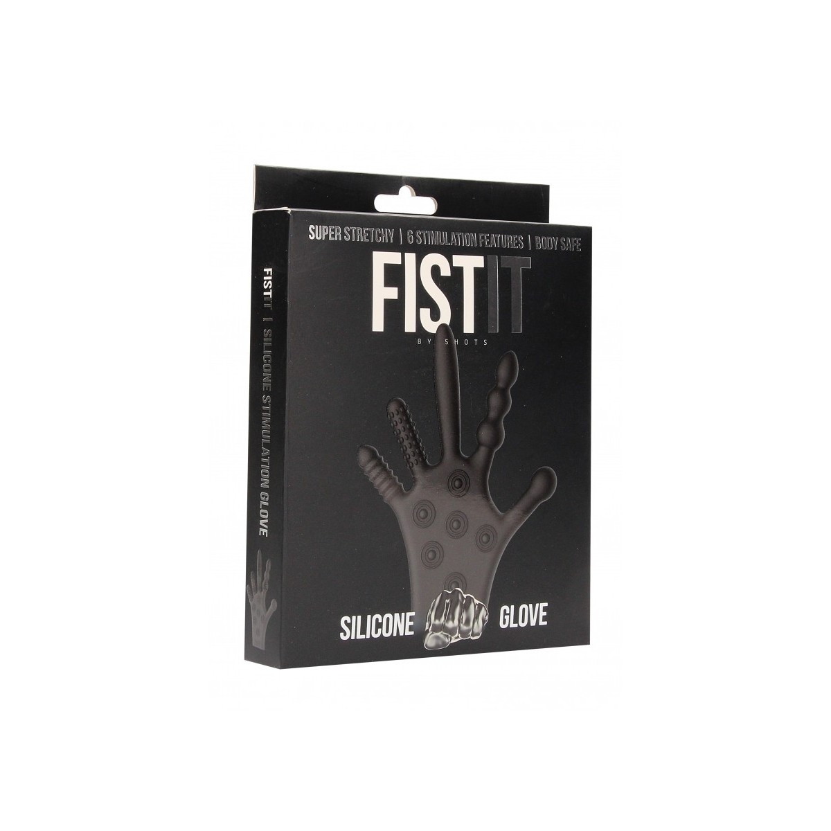 Guanto stimolante in silicone Silicone Stimulation Glove Black