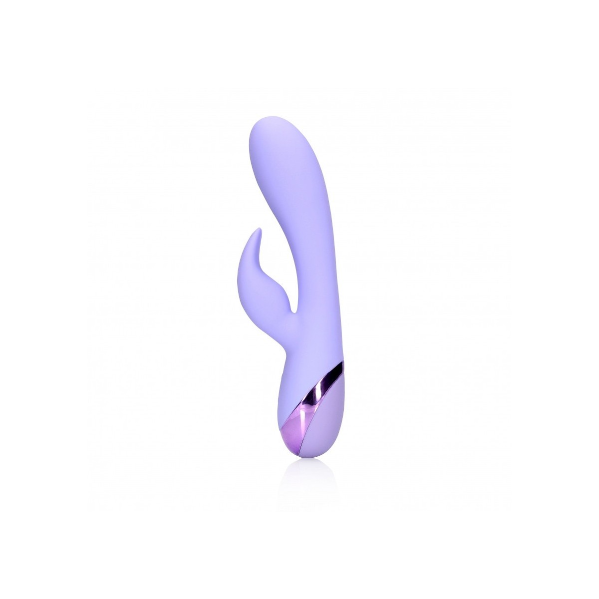 Vibratore vaginale Smooth Silicone Rabbit Vibrator Digital Lavender