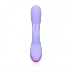 Vibratore rabbit liscio Silicone lilla Vibratore rabbit liscio Silicone lilla