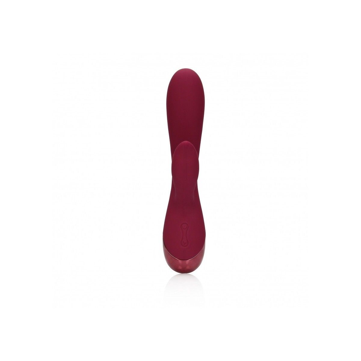 Vibratore vaginale Smooth Silicone Rabbit Vibrator Dark Cherry