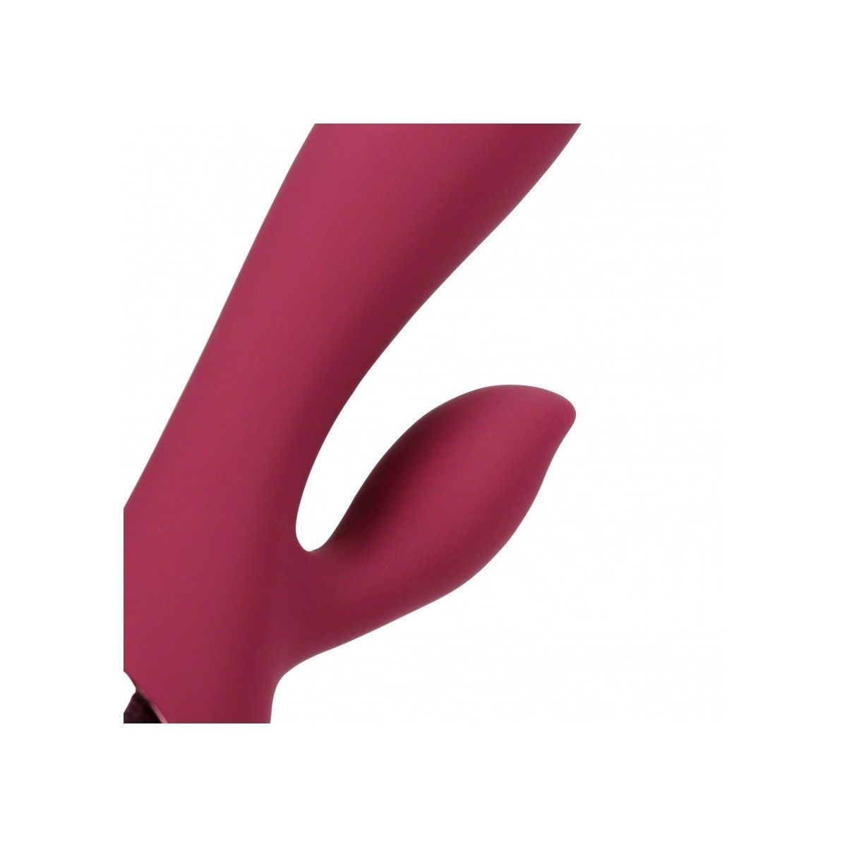 Vibratore vaginale Smooth Silicone Rabbit Vibrator Dark Cherry