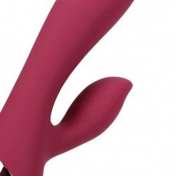 Vibratore rabbit liscio silicone porpora Vibratore rabbit liscio silicone porpora