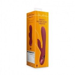Vibratore rabbit liscio silicone porpora Vibratore rabbit liscio silicone porpora