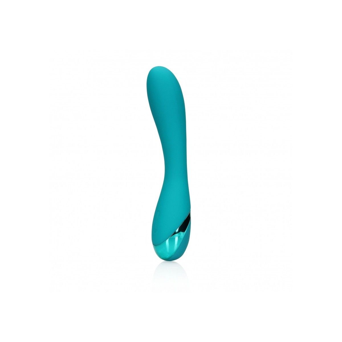 Vibratore vaginale Smooth Silicone G-Spot Vibrator Teal Blue