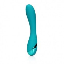 Vibratore punto G liscio silicone verde acqua Vibratore punto G liscio silicone verde acqua