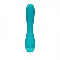Vibratore punto G liscio silicone verde acqua Vibratore punto G liscio silicone verde acqua