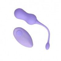 Ovetto vibrante telecomandato lilla 18 cm