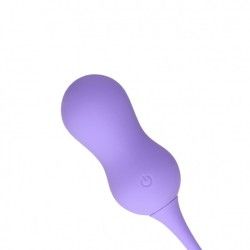 Ovetto vibrante telecomandato lilla 18 cm Ovetto vibrante telecomandato lilla 18 cm