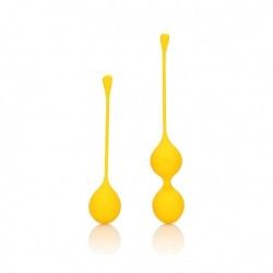 Set 2 Palline vaginali da Kegel gialle 19 cm Set 2 Palline vaginali da Kegel gialle 19 cm