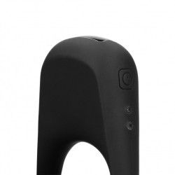 Anello fallico vibrante ricaricabile nero Anello fallico vibrante ricaricabile nero