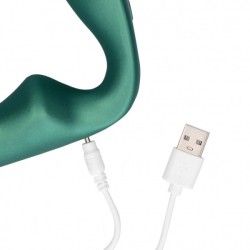 Vibratore prostata Pointed verde metallizzato Vibratore prostata Pointed verde metallizzato