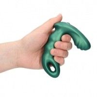 Vibratore prostata sfere verde metallizzato