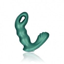 Vibratore prostata sfere verde metallizzato Vibratore prostata sfere verde metallizzato